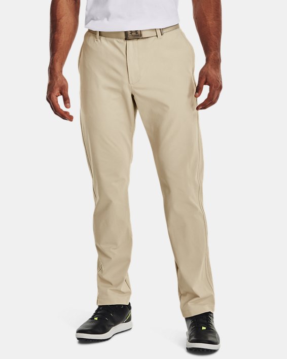 Men's UA Iso-Chill Tapered Pants, Brown, pdpMainDesktop image number 0